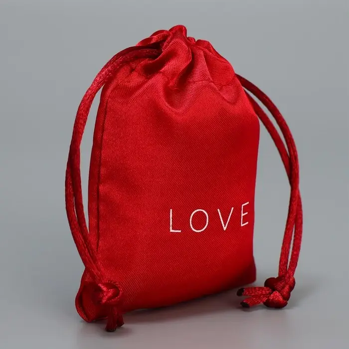 Мешочек подарочный атласный «Чувства», 7 х 9 см +/- 1.5 см Мешочек подарочный атласный «Чувства», 7 х 9 см +/- 1.5 см