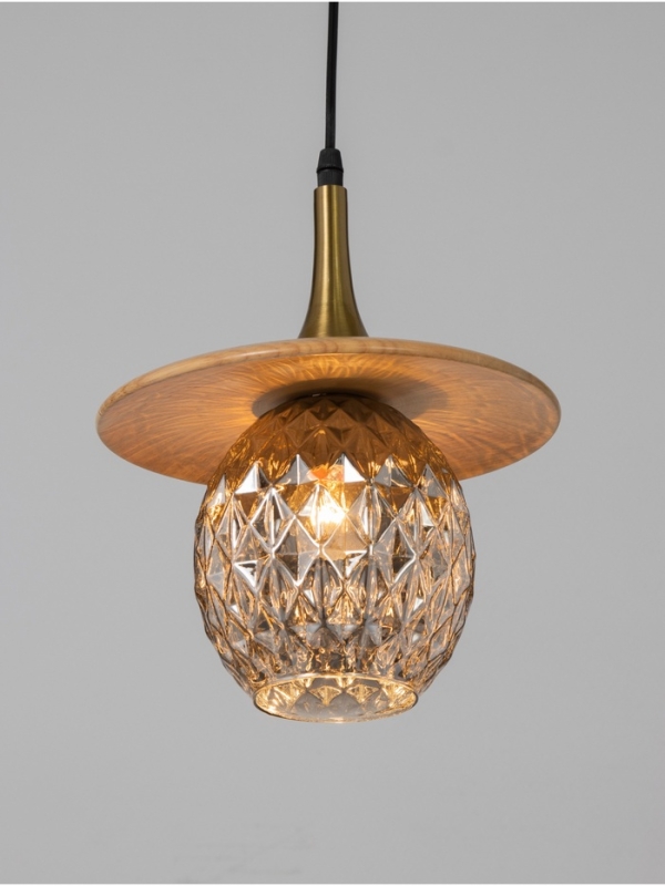 Светильник BayerLux ЭКО Светильник BayerLux ЭКО "Кен" 1х40Вт Е27 черный/коричневый 23х23х100см