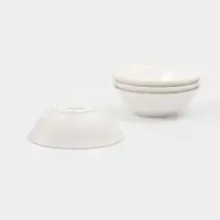 Тарелки глубокие Доляна White Label, набор 4 шт., 15&times;5 см, фарфор, белые