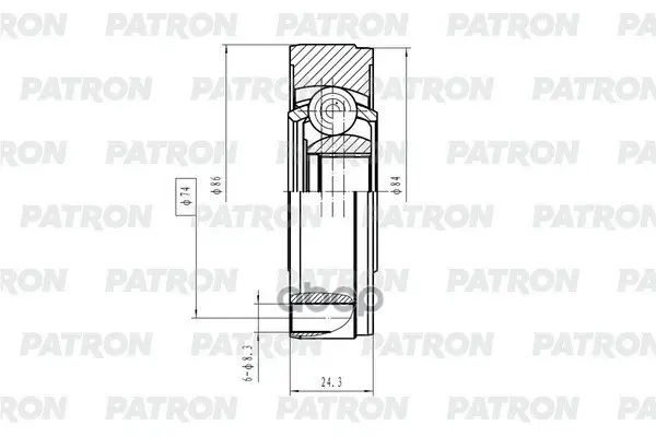 шрус PATRON арт. PCV2182