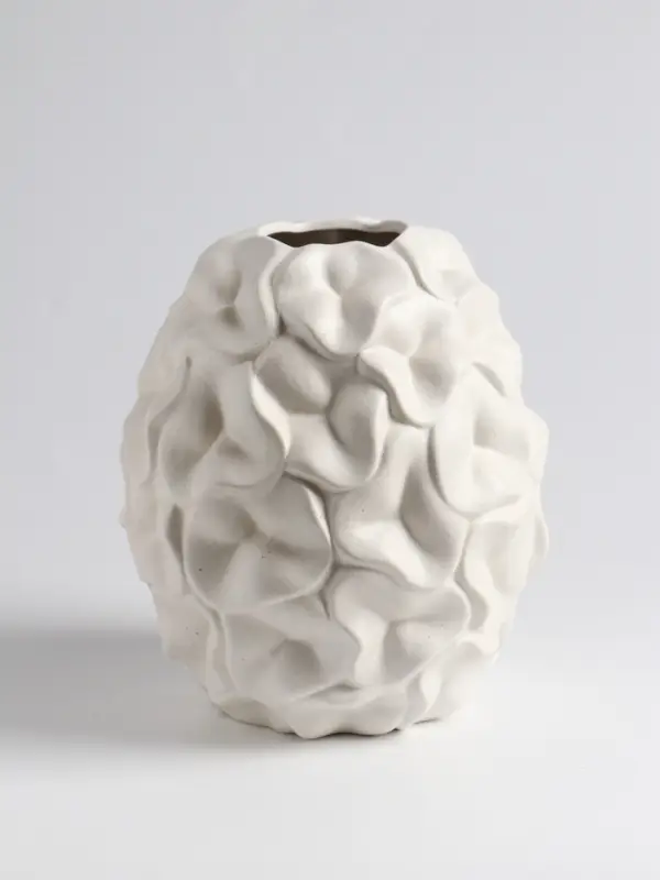 Ваза «Легия», 18×14 см, керамика, белая Ваза «Легия», 18×14 см, керамика, белая