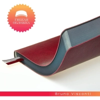 Ежедневник недатированный А5 Boston (бордовый) серый обрез 3-228/03