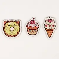 Алмазная мозаика на деревянном магните для детей &laquo;Сладости&raquo;, набор для творчества