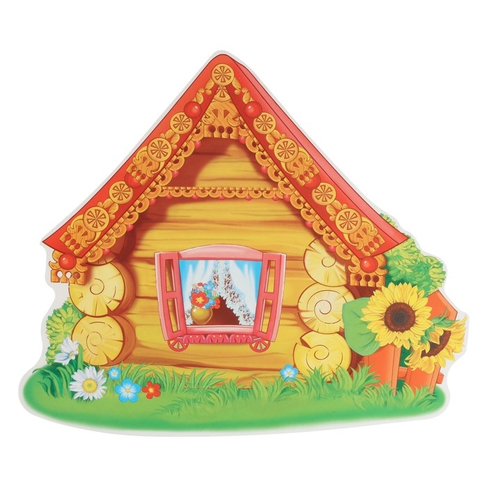 Набор украшений на скотче Набор украшений на скотче "Герои сказки Репка" 10 штук