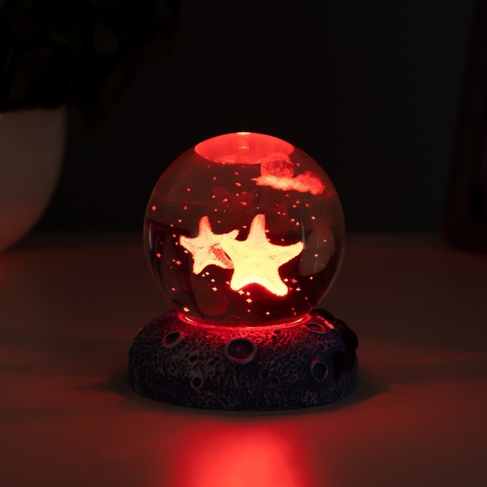 Ночник "Морская звезда" LED 1Вт USB 6х6х8см