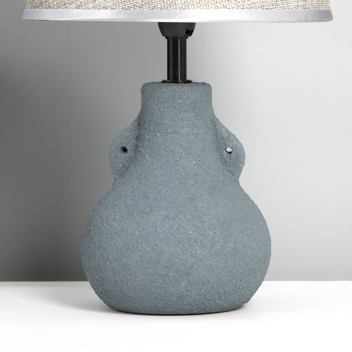 Лампа настольная Лампа настольная "Каламбур" 1х40Вт Е14 темно-серый 20х20х32см