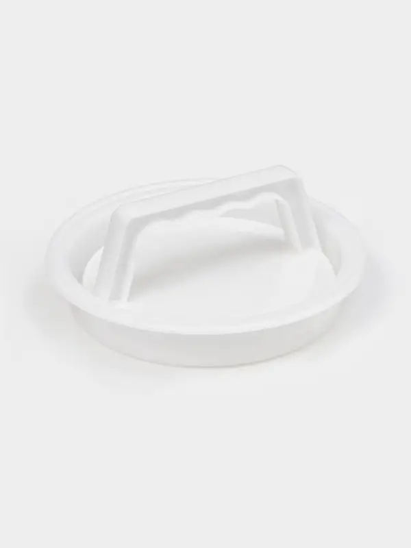 Пресс для бургеров Доляна &laquo;Шеф&raquo;, 13&times;5.5 см, белый