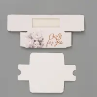 Коробка подарочная с окном Only for you, 12&times;5.5&times;5.5 см, самосборная