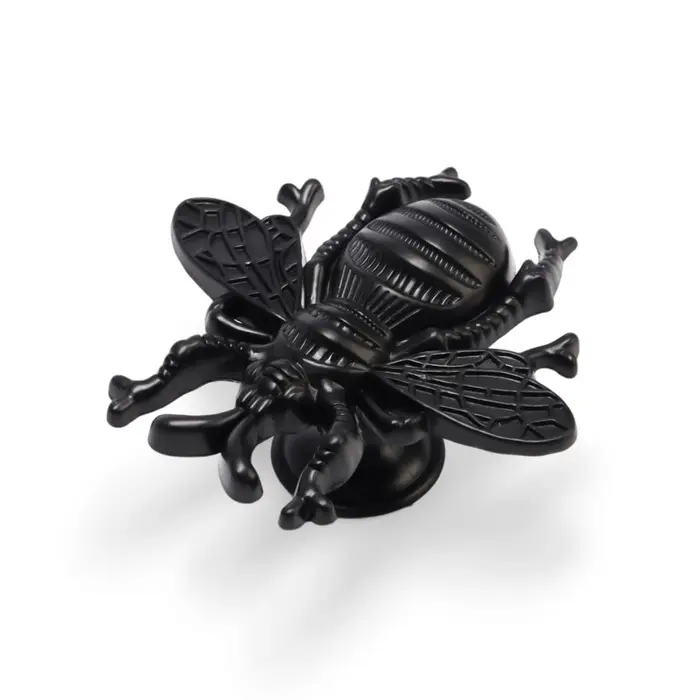 Ручка-кнопка CAPPIO PRO &laquo;Жук&raquo; 59&times;56 мм, цвет черный