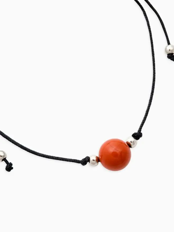 Браслет-оберег &laquo;Нить судьбы&raquo;, шар №8, цветной в золоте