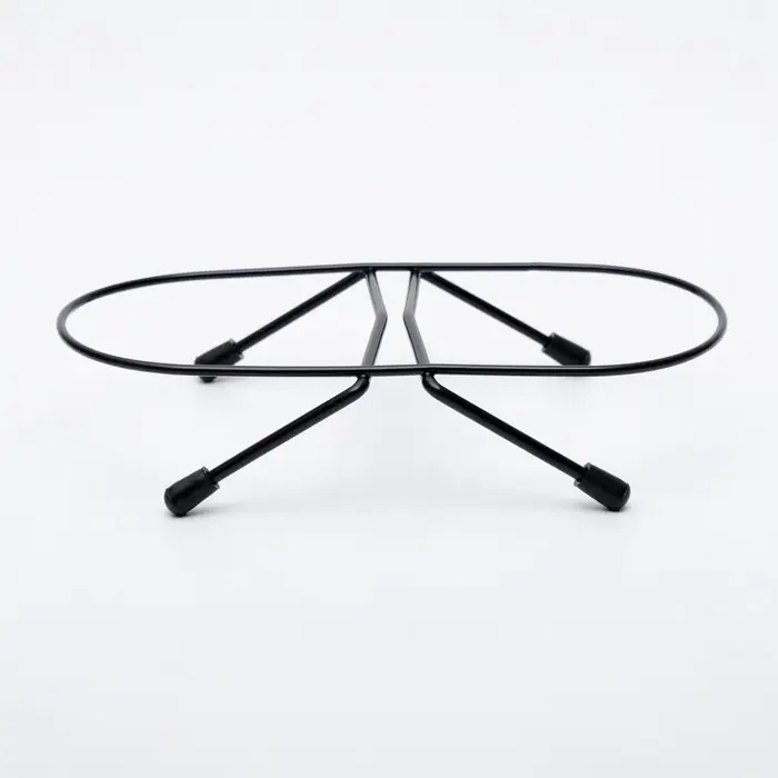 Набор из 2 мисок, 2&times;100 мл, на чёрной подставке, нержавеющая сталь