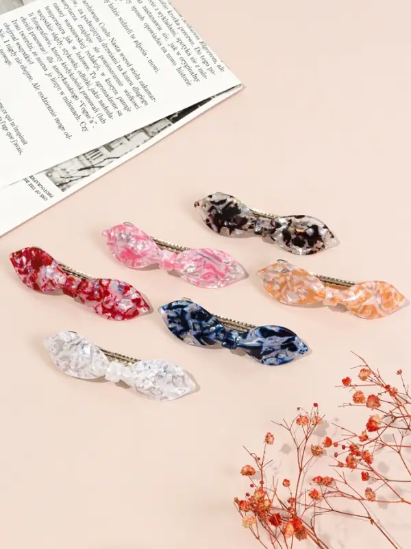 Заколка-автомат для волос "Велия" стиль, 9 см, микс