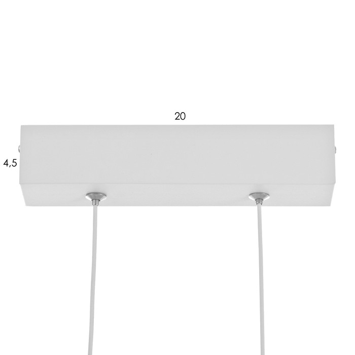 Светильник с ПДУ "Бергер" LED 18Вт 3000-6000К белый 100х100 см