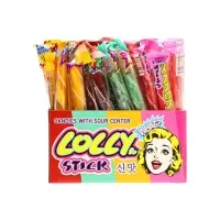 Леденец LOLLY STICK с кислым центром, 30 г