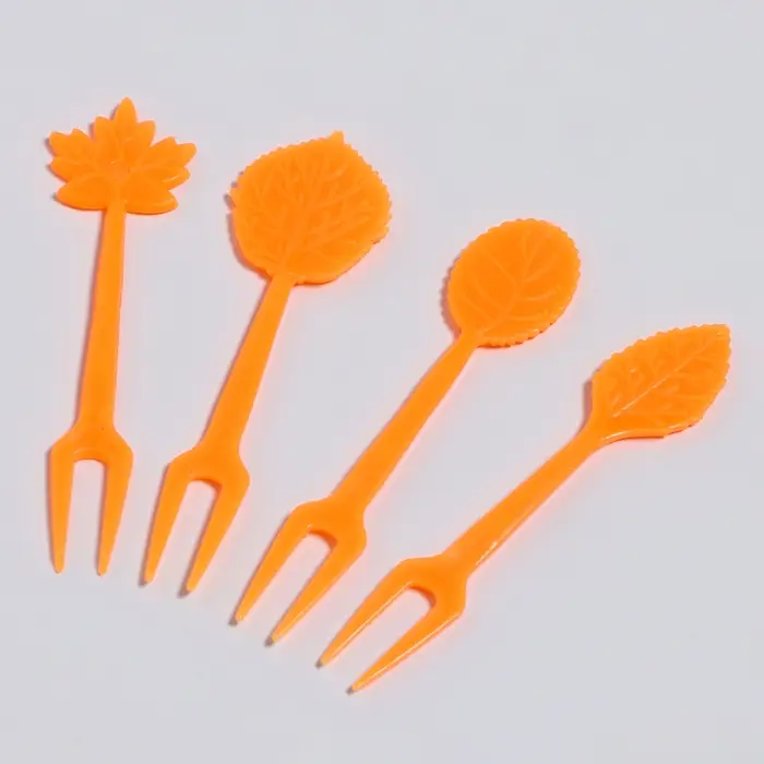 Шпажки для канапе «Осенние листья», набор 24 шт., оранжевые Шпажки для канапе «Осенние листья», набор 24 шт., оранжевые