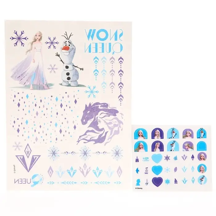 Наклейки для ногтей детские с переводными тату "Холодное сердце"