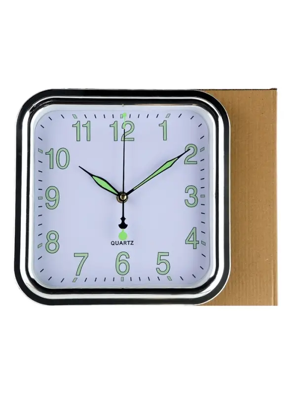 Часы настенные &laquo;Илони&raquo;, дискретный ход, светящиеся, d=25 см