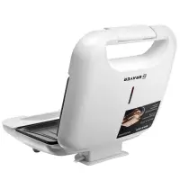 Сэндвичница BRAYER 2203BR-WH, 750 Вт, 22&times;12 см, антипригарное покрытие, белая