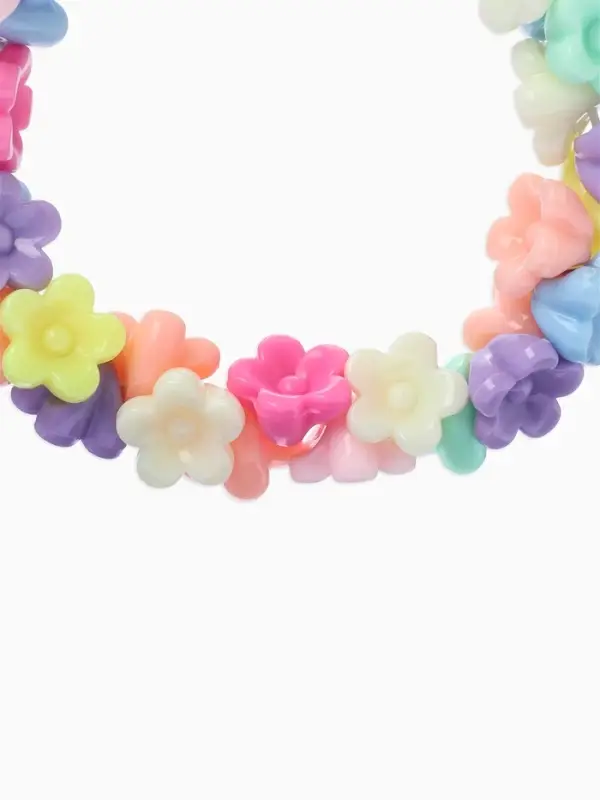 Браслет детский &laquo;Выбражулька. Букетик цветов&raquo;, d=7 см, разноцветный