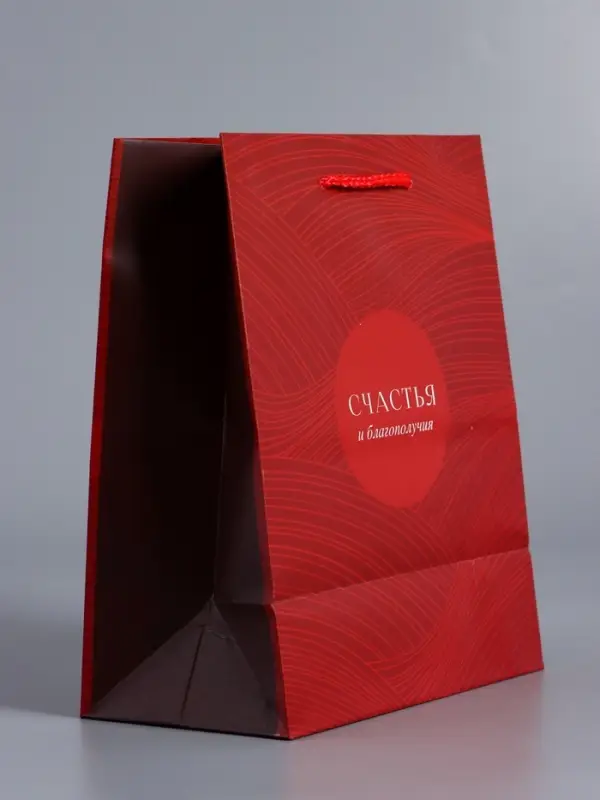 Пакет подарочный "С уважением!" ламинированный 18 х 22,3 х 10 см