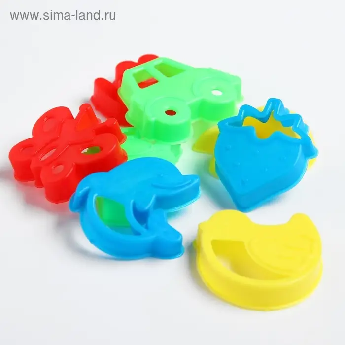 Формочки для лепки, 8 шт., МИКС Формочки для лепки, 8 шт., МИКС