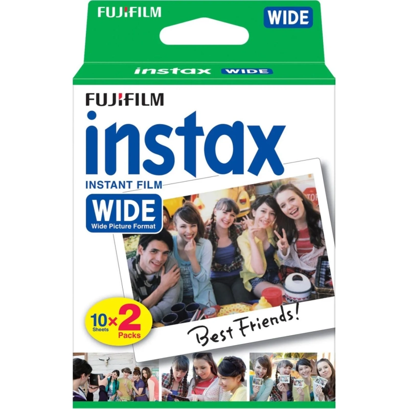 Картридж Fujifilm Colorfilm Instax Wide Glossy, 20 лист. для Instax 300/210