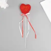 Декор для творчества "Love" длина 20 см, красный Декор для творчества "Love" длина 20 см, красный