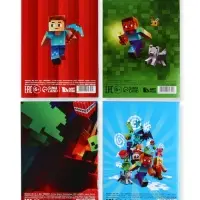 Блокнот А6, 24 л., в клетку &laquo;Пиксели&raquo; МИКС