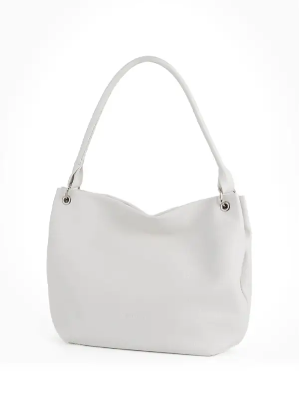 Сумка - мешок женская TEXTURA, на молнии, 36&times;10&times;28 см, белая