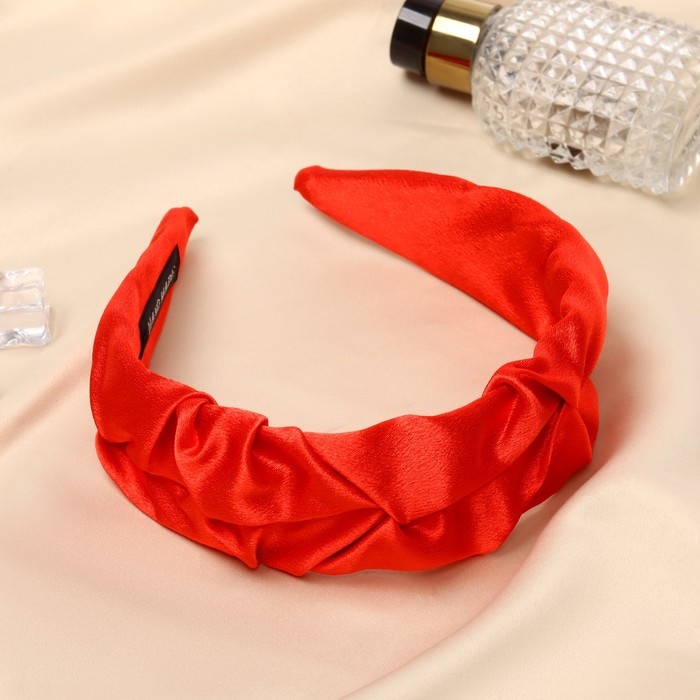Ободок для волос Ободок для волос "Юнона" классика, 5 см, красный