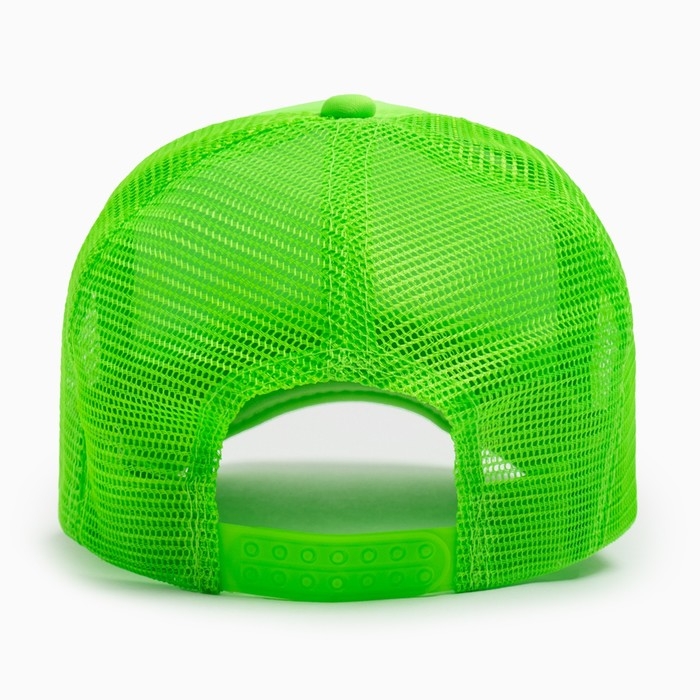 Бейсболка с сеткой MINAKU, цвет зелёный, размер 56-58 Бейсболка с сеткой MINAKU, цвет зелёный, размер 56-58