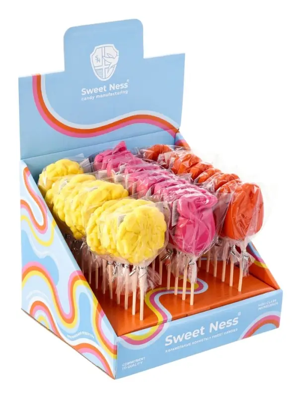 Карамель леденцовая "Цветы Botanical" на палочке, 30 г