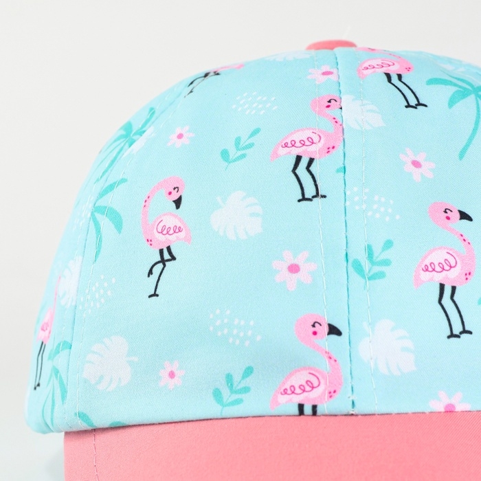 Кепка детская для девочки «Фламинго», р-р. 48-50 Кепка детская для девочки «Фламинго», р-р. 48-50