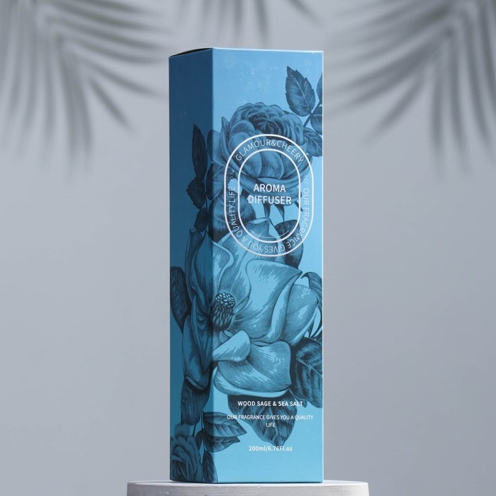 Диффузор ароматический Диффузор ароматический "Wode sage & sea salt", шалфей и морская соль, 200 мл