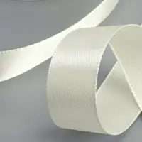 Лента атласная, 20 мм, 23&plusmn;1 м, нежно-бежевая №02