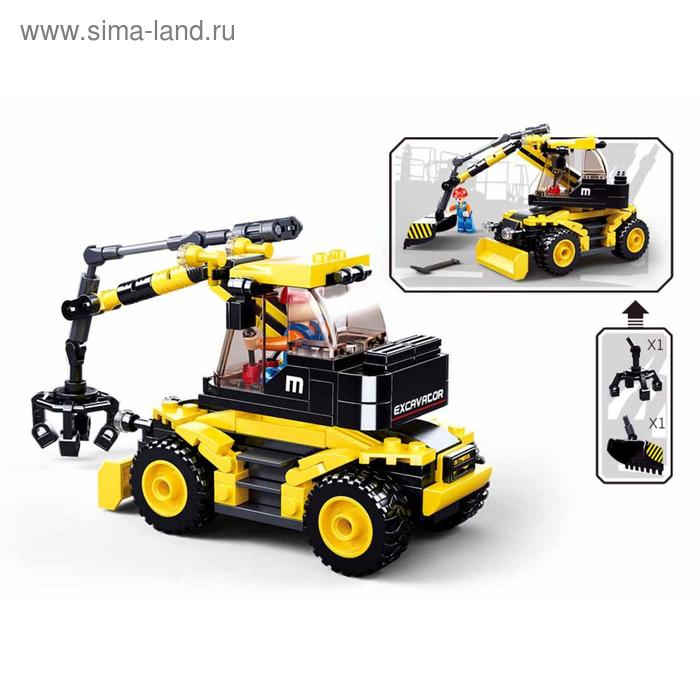 Конструктор Город «Карьерный экскаватор», 196 деталей Конструктор Город «Карьерный экскаватор», 196 деталей
