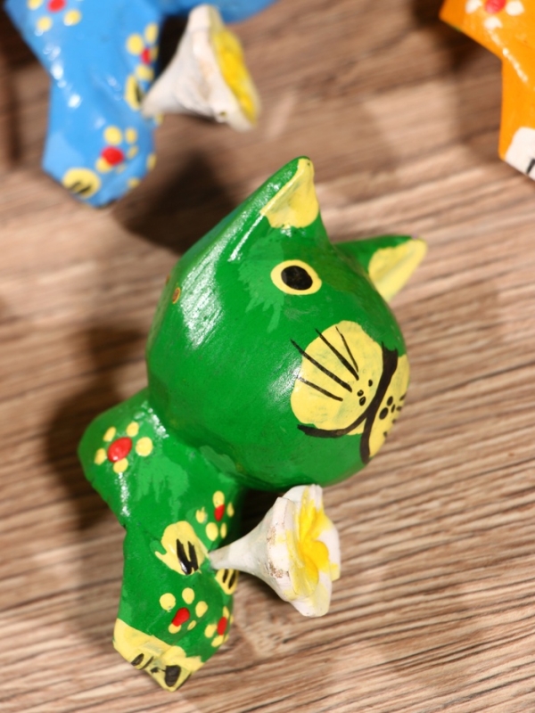 Сувенир интерьерный Сувенир интерьерный "Кошечки" дерево (набор 5 штук)