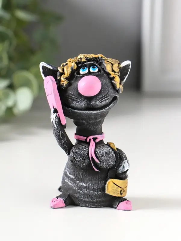 Фигура "Жена кота Романтика", 8,7х4,4х4,4 см