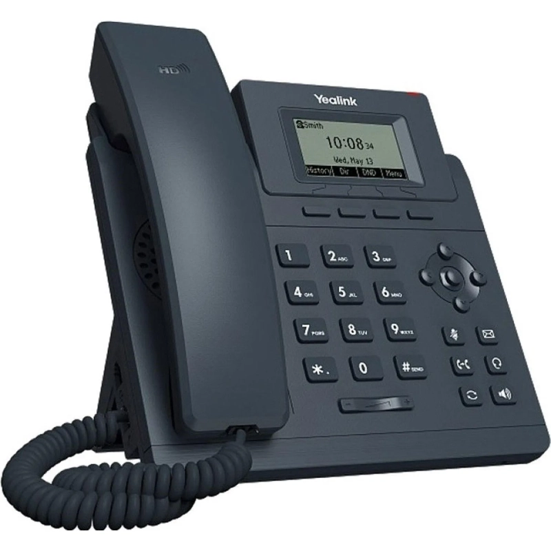 Телефон SIP Yealink SIP-T30P черный. БП в комплекте