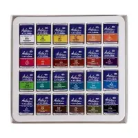 Акварель художественная в кюветах &laquo;Гамма. Студия&raquo;, 24 цвета &times; 2.5 мл