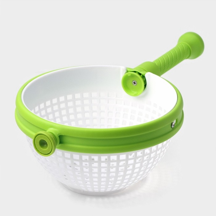 Центрифуга для сушки зелени, цвет зелёный Центрифуга для сушки зелени, цвет зелёный