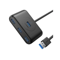 Разветвитель USB UGREEN  4 х USB 3.0, 1 м, цвет черный (20291)