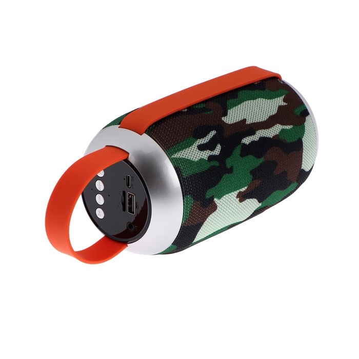 Портативная колонка Luazon LAB-54, 10 Вт, 1200 мАч, microSD, AUX, USB, хаки Портативная колонка Luazon LAB-54, 10 Вт, 1200 мАч, microSD, AUX, USB, хаки