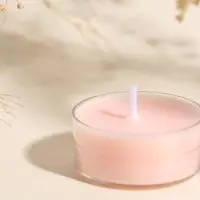 Набор чайных свечей ароматических "Конфетный цвет" 4 шт, 8х8х2,3 см