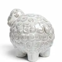 Фигурка декоративная &laquo;Кудрявая овечка&raquo;, керамика, 8.1&times;11.3&times;9.5 см