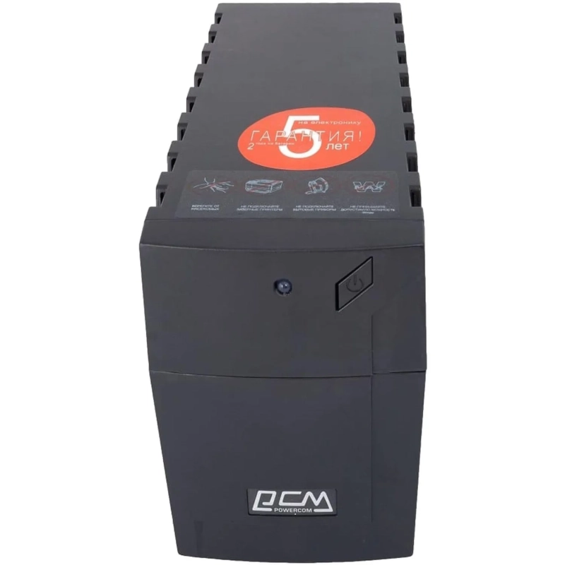 ИБП Powercom Raptor RPT-600AP EURO, лин-инт., 600ВА/360Вт, 3 EURO, USB