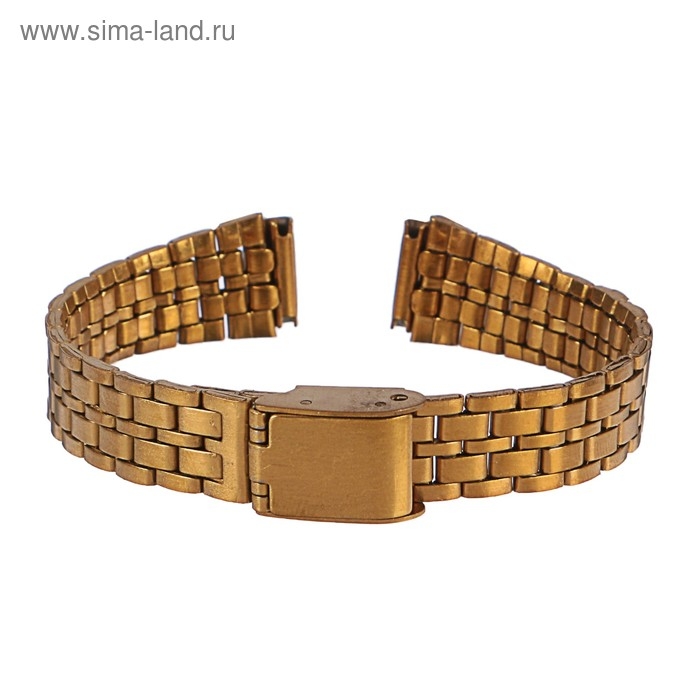 Ремешок для часов Ремешок для часов "Соломон", 12 мм, металл, l-17 см, золотой
