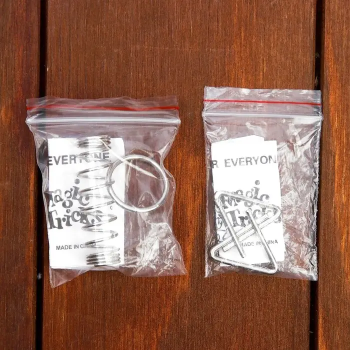 Головоломка металлическая «Раздели на части», МИКС, на блистере