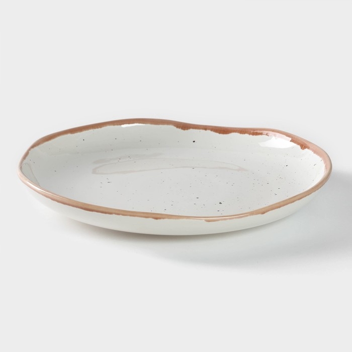 Тарелка фарфоровая Punto bianca, d=26,5 см