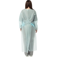 Халат хирург. стер.,рук.резинка,140см,&nbsp; пл.42 р.XL(52-54) Инмедиз